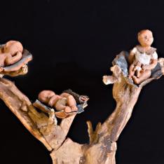 Albero della vita, particolare – terracotta policroma